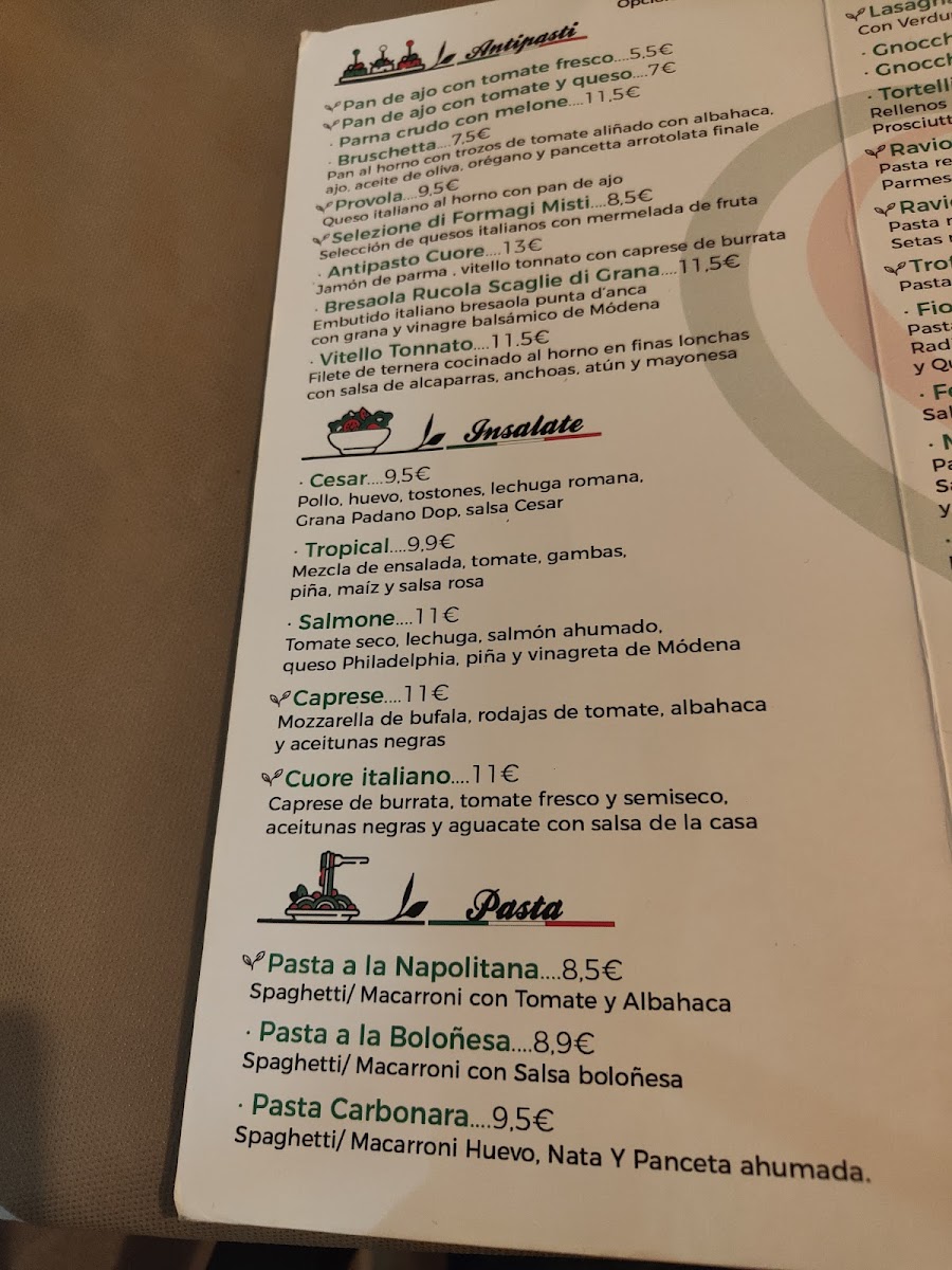 Menu Pizzeria Cuore Italiano-6